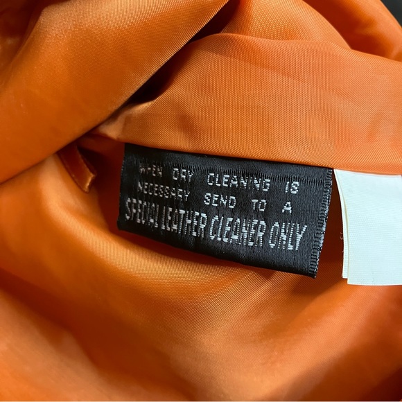 Chia Orange Womens Suede Mini Skirt Size 16 - Picture 4 of 14